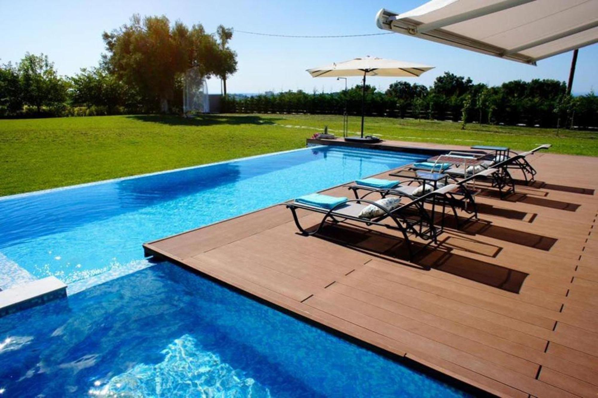 Island Villa Sani Sea View Экстерьер фото