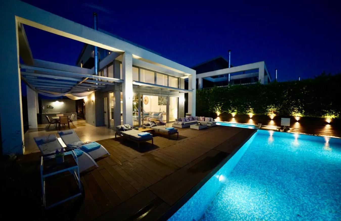 Island Villa Sani Sea View Экстерьер фото